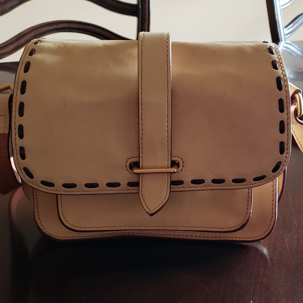 Dooney and Bourke binocular bag in Bone